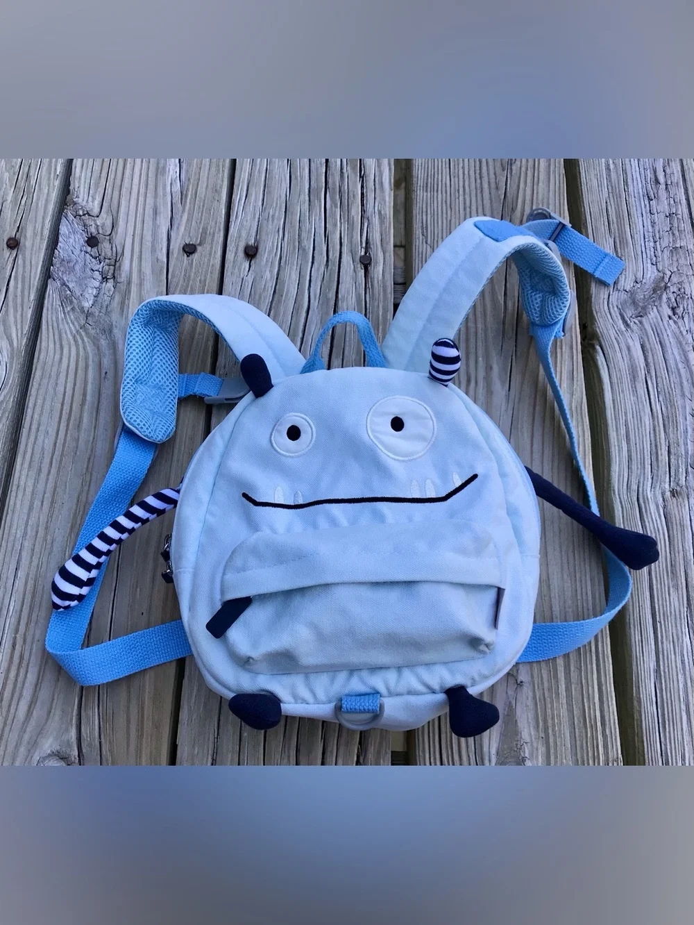 GAGAKU Funny Monster Mini Backpack Toddler Bag Built in Leash Travel Bag